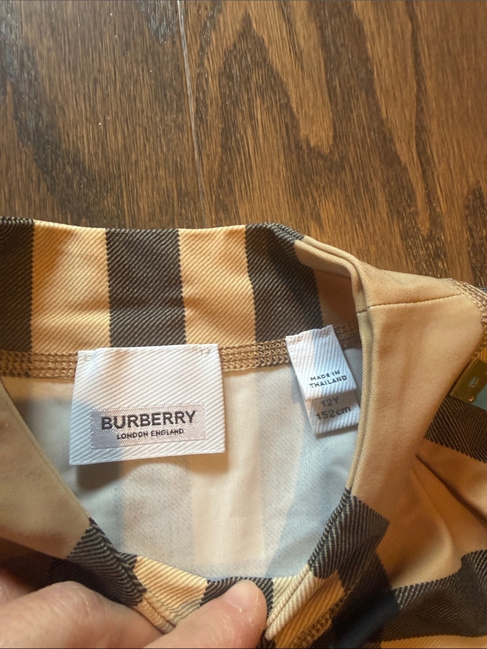 Burberry Beige, Black & Red Check Shirt - Picture 7 of 10
